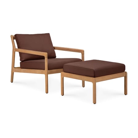 Fauteuil rembourré Jack Outdoor / Teck - Ethnicraft
