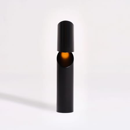 Lampada da tavolo Ida metallo nero / Ø 10 x H 55 cm - Metallo - Axel Chay