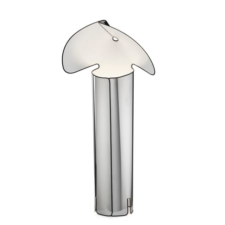Lampadaire Chiara gris métal / Ø 72 x H 145 cm / Réédition 1969 - Flos