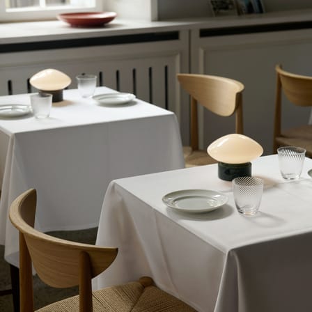 Lampe sans fil rechargeable Mist AP21 marbre vert - &tradition
