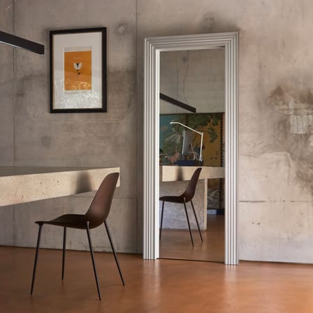 Miroir à poser Oodh métal or / L 81 x H 190 cm - Opinion Ciatti