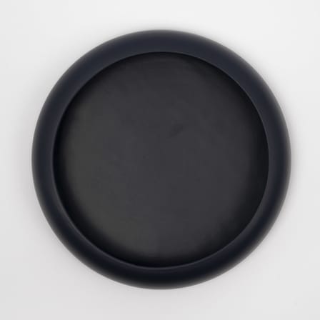 Omar 02 Bowl ceramic blue / Dish - Width - Ø 30.8 x H 6.3 cm - Hand-made - raawii