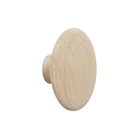 Patère The Dots Wood XS / Bois - Ø  6,5 cm - Muuto