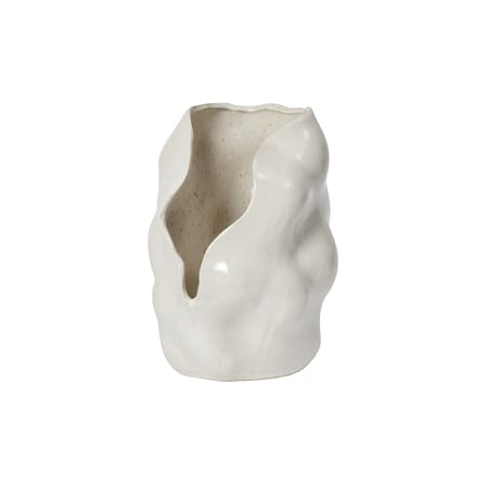Photophore Hekla céramique beige / Ø 18,6 x H 24 cm - BROSTE COPENHAGEN