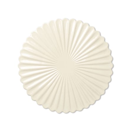 Plat à gâteau Fountain céramique blanc / Ø 31 cm - Ferm Living