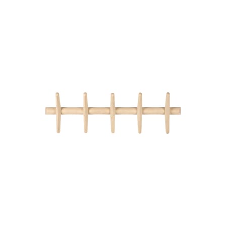 Portemanteau mural PI bois naturel / L 70 cm - Ethnicraft