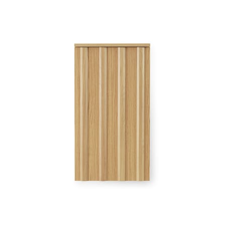 Rangement mural Rib bois naturel / L 40 x P 23 x H 73 cm - Normann Copenhagen