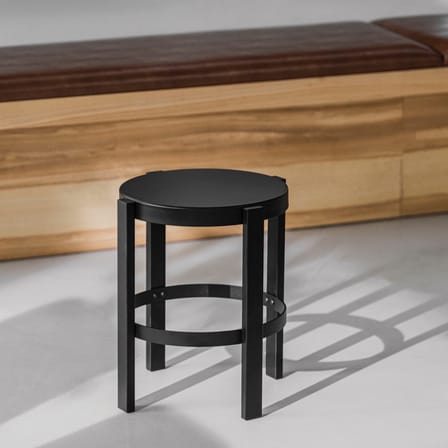 Doon Stool metal black / H 45 cm - NOO.MA