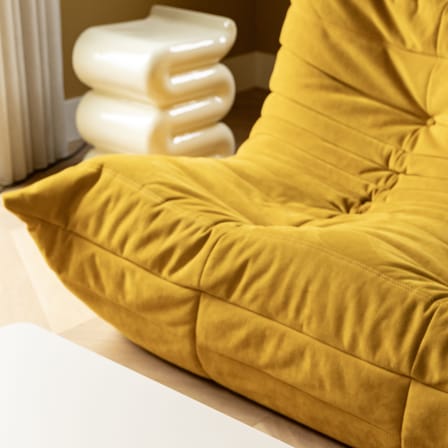 Table d'appoint Whip blanc / 34 x 34 x H 46 cm - & klevering
