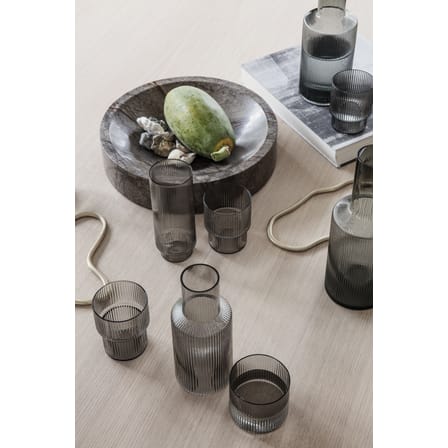 Set de 4 verres long drink Ripple / Ø 7 x H 14 cm (30 cl) - Ferm Living
