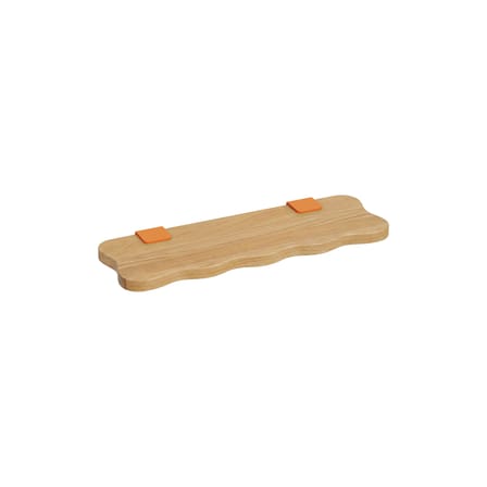 Bracket Vague by Uchronia Wall shelf natural wood / L 60 cm - Solid oak - TIPTOE