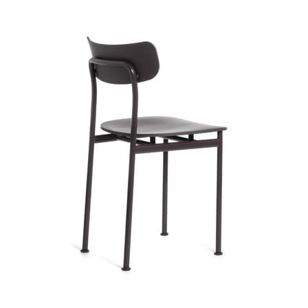 Chaise Motta marron / Jasper Morrison - Polypropylène recyclé - Magis