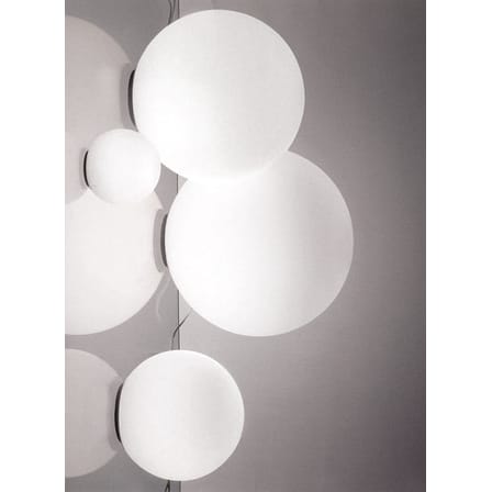 Applique d'extérieur Dioscuri verre blanc / Plafonnier - Michele de Lucchi, 2003 - Artemide