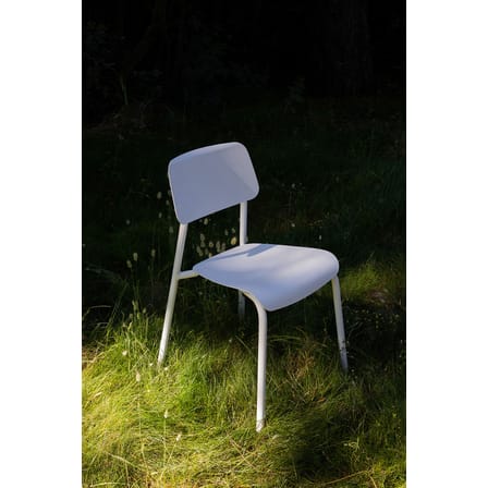 Chaise empilable Studie métal blanc / Aluminium - Fermob