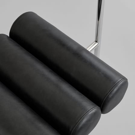 Chaise rembourrée Hiro cuir noir - 101 COPENHAGEN