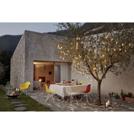 Chaise Wire Chair DKR Colours métal blanc / By Charles & Ray Eames, 1951 - Vitra