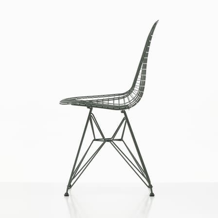 Chaise Wire Chair DKR Colours métal vert / By Charles & Ray Eames, 1951 - Vitra