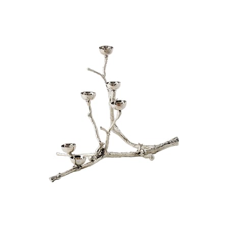 Chandelier Twiggy métal argent / L 30 x H 30 cm - Pols Potten