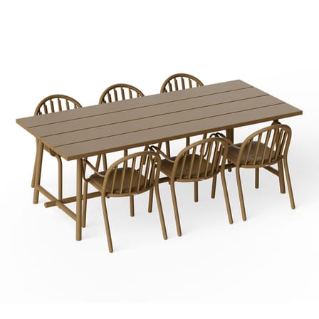 Fred's Stackable armchair metal brown - Fatboy