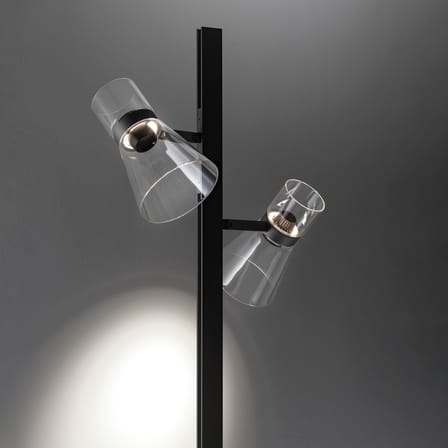 Lampadaire Nocturne 2 - Cone verre / LED - Orientable - Flos
