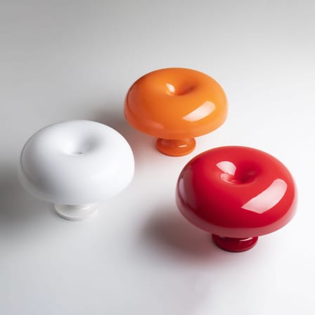 Lampe de table Nessino Artemide blanc / Ø 32 x H 23 cm - Réédition 1960s - Artemide