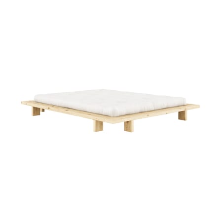 Lit double Japan bois naturel / Pour matelas 160 x 200 cm - KARUP