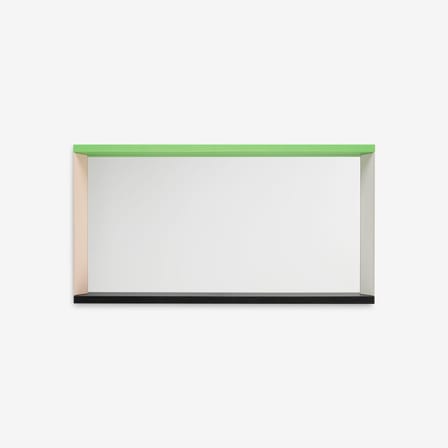 Miroir mural Colour Frame - Medium bois vert / 91 x 48 cm - Vitra