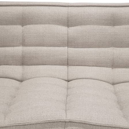 Canapé 2 places N701 tissu beige / L 205 cm - Ethnicraft