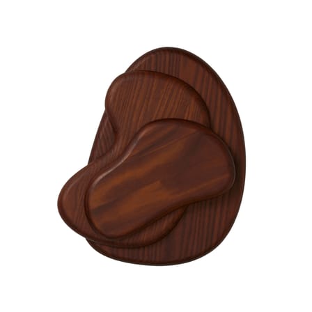 Set de 3 planches à découper Cairn bois / Frêne FSC - 38 x 22 cm - Ferm Living