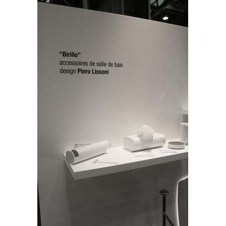 Porte-savon Birillo métal plastique blanc - Alessi