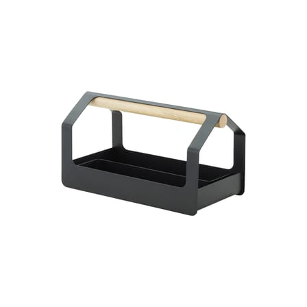 Haus Toolbox Storage box metal black / 36 x 18 cm - Normann Copenhagen
