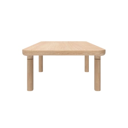 Table basse Camille bois naturel / 120 x 50 x H 29,5 cm - Hartô