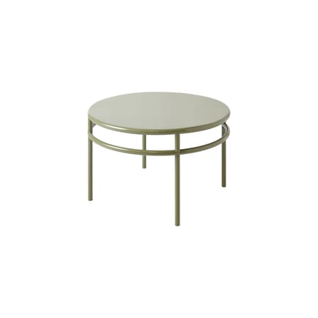 Table basse T37 métal vert / Ø 80 x H 49.5 cm - Tolix