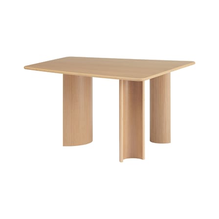Table rectangulaire Re-Norm bois naturel / 130 x 120 cm - Muuto