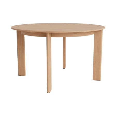 Table ronde Chisel 25 bois naturel / Ø 127 cm - 4 pieds - Hay