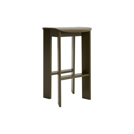 Tabouret haut Chisel 30 High bois vert / H 75 cm - Hay