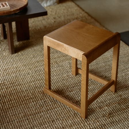 Tabouret Stool 01 bois naturel - Frama 