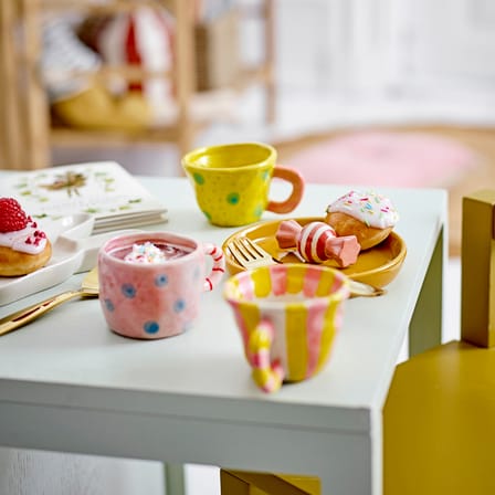 Tasse Nini céramique rose / Ø 7,5 x H 7 cm - Grès - Bloomingville