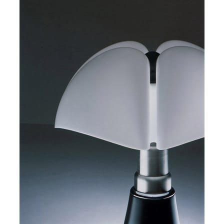 Tischleuchte Pipistrello plastikmaterial schwarz / H 66 bis 86 cm - Martinelli Luce