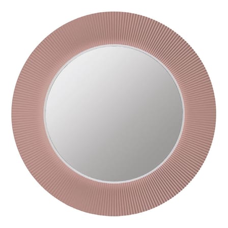 All saints Wall mirror plastic material pink Ø 78 cm - Kartell