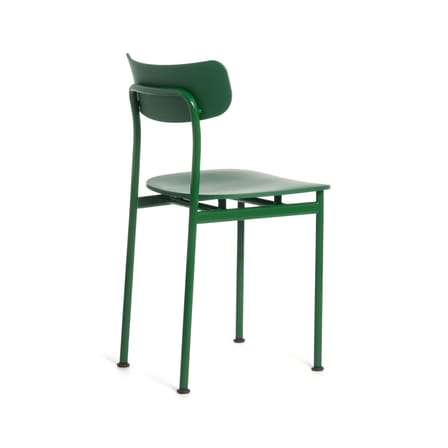 Chaise Motta vert / Jasper Morrison - Polypropylène recyclé - Magis