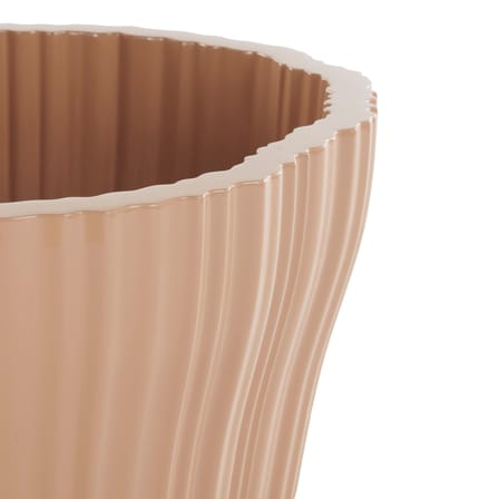 Cache-pot Corteza Large plastique beige / 64 x 70 cm x H 36 cm - Kartell