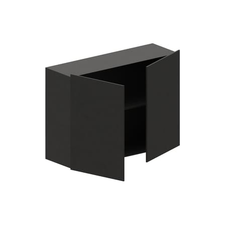 Caisson  métal noir Push-pull / Pour bibliothèque Easy Irony - L 100 cm - Zeus