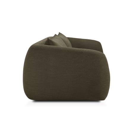Canapé droit Figur tissu vert / 3 places - L 244 cm - Ethnicraft