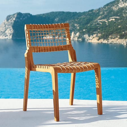 Chaise empilable Synthesis / Avec coussin - Unopiu