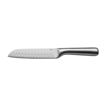 Couteau Santoku Mami métal / Petit - L 26 cm - Alessi