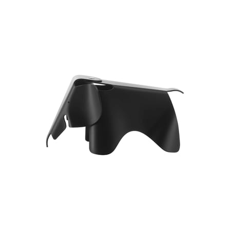 Décoration Eames Elephant RE (1945) noir / Small - L 39 cm / Plastique recyclé - Vitra