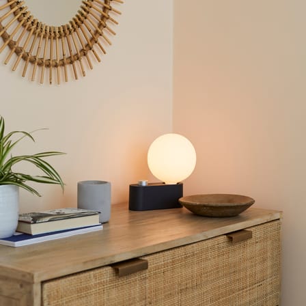 Lampe de table Alumina métal gris / Applique - TALA