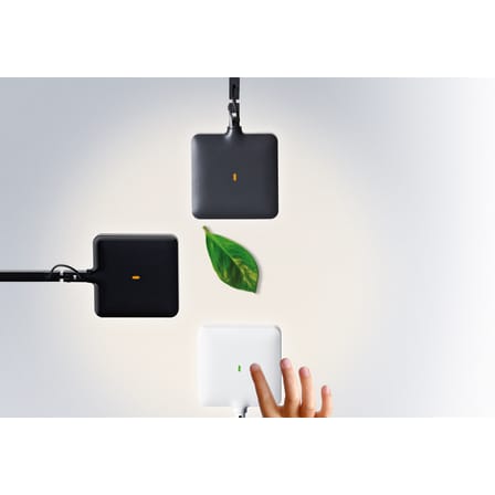 Lampe de table Kelvin LED Green métal noir / Avec économiseur d'énergie - Flos