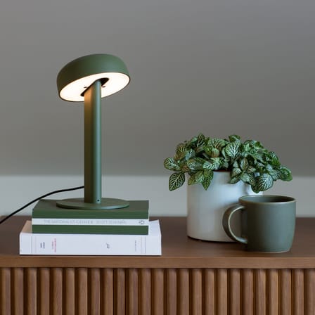 Lampe de table NOD LED métal vert / H 25 cm - TIPTOE